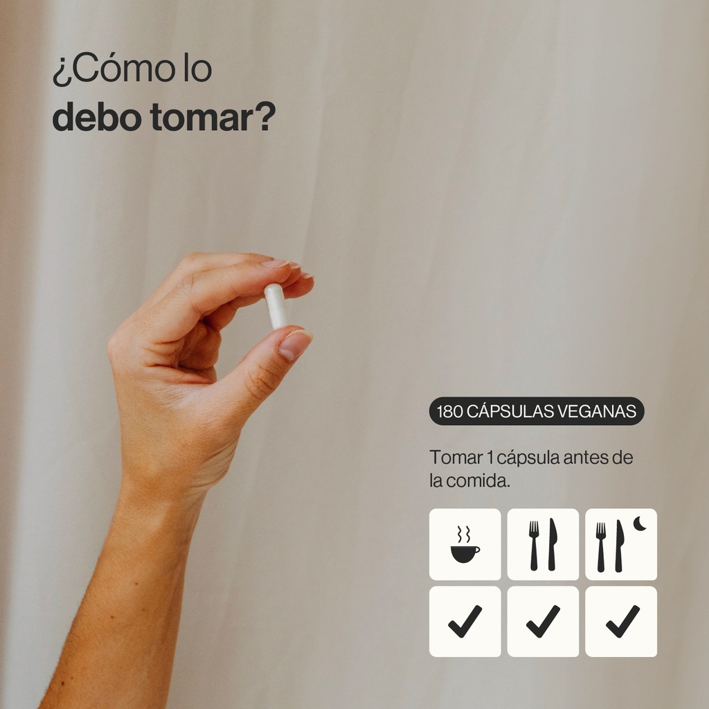 Enzimas Digestivas - 180 Cápsulas Veganas
