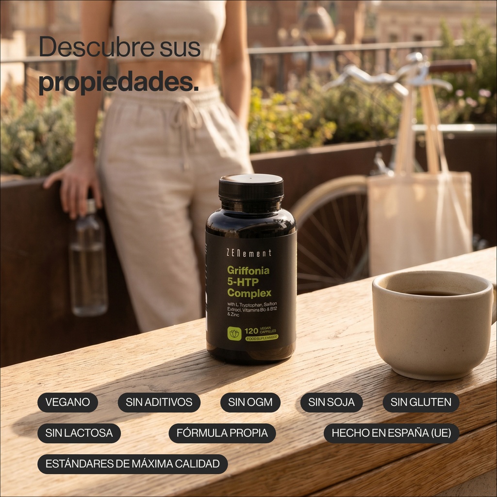 Complejo de Griffonia - 120 Cápsulas Veganas