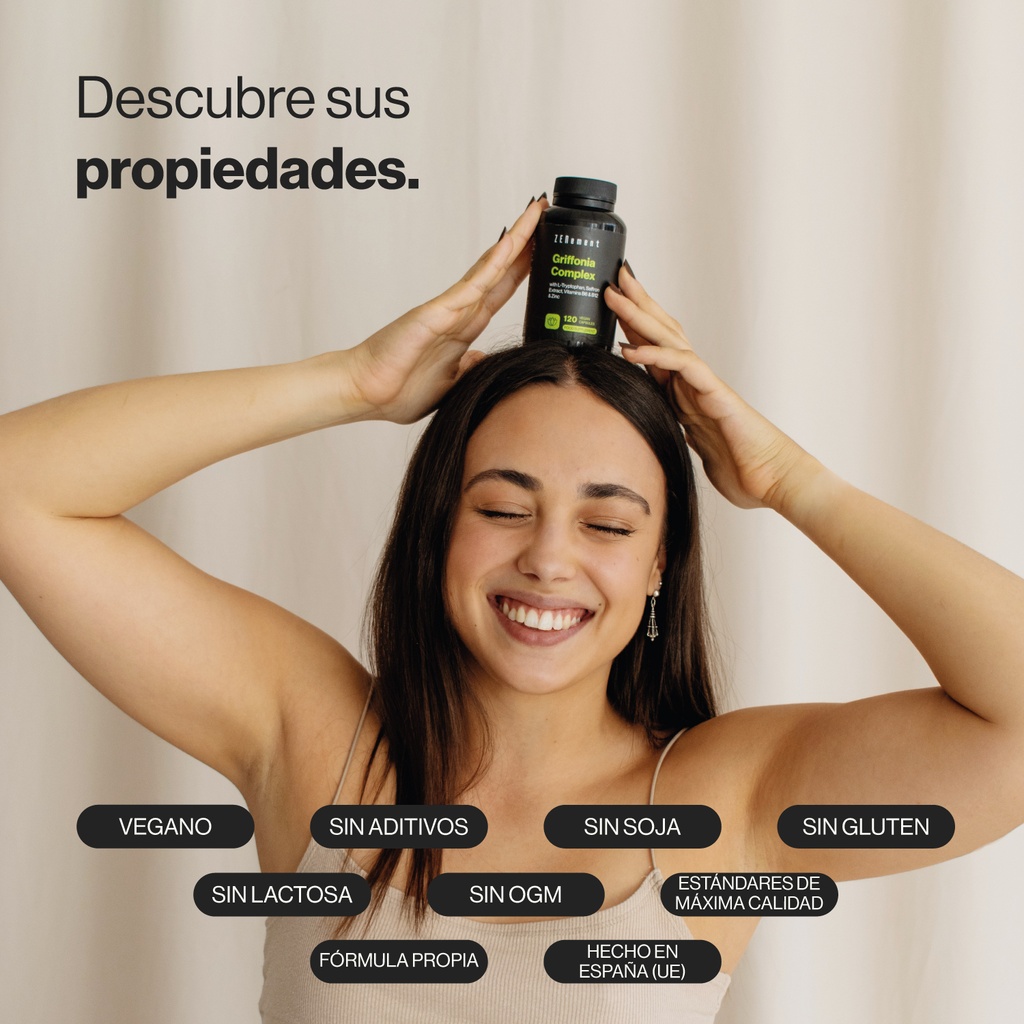 Complejo de Griffonia - 120 Cápsulas Veganas