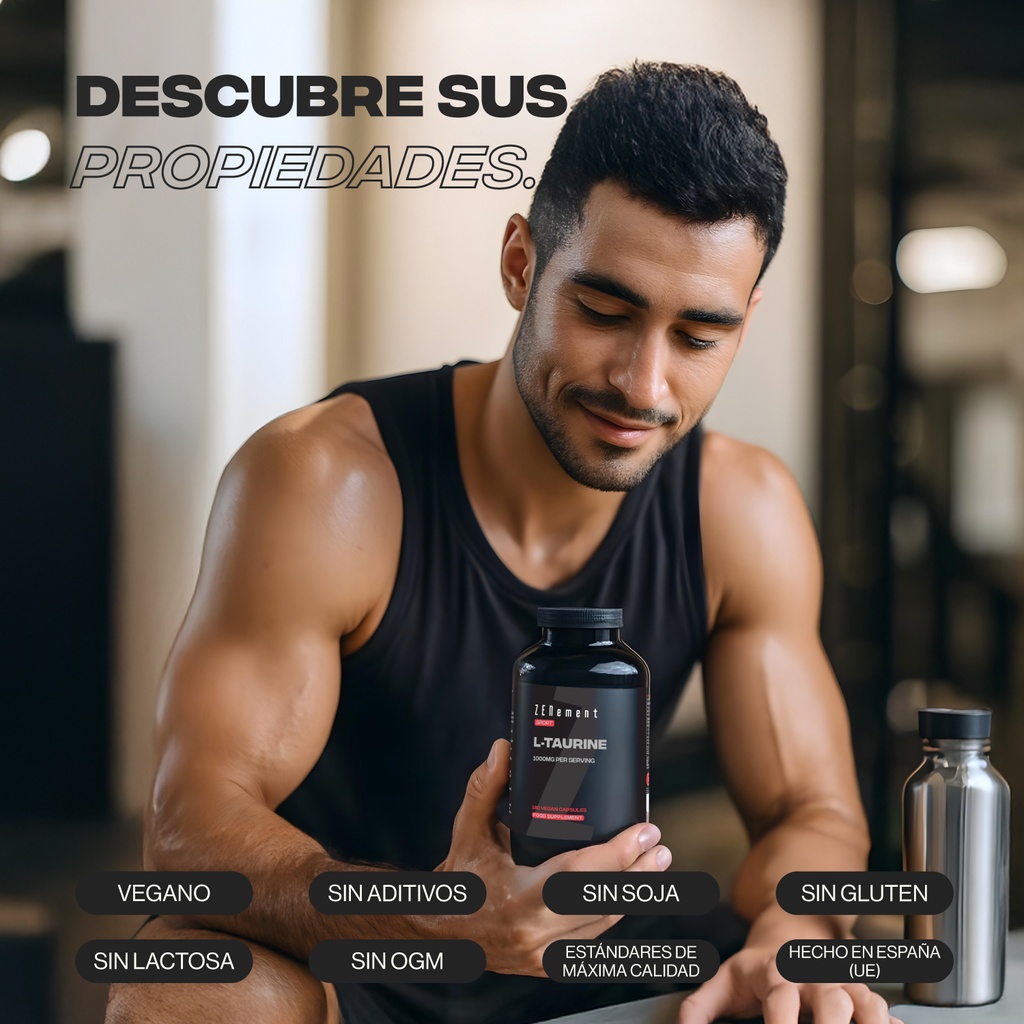 L-Taurina - 180 Cápsulas Veganas