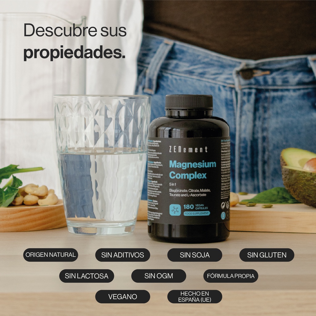 Complejo de Magnesio - 180 cápsulas veganas