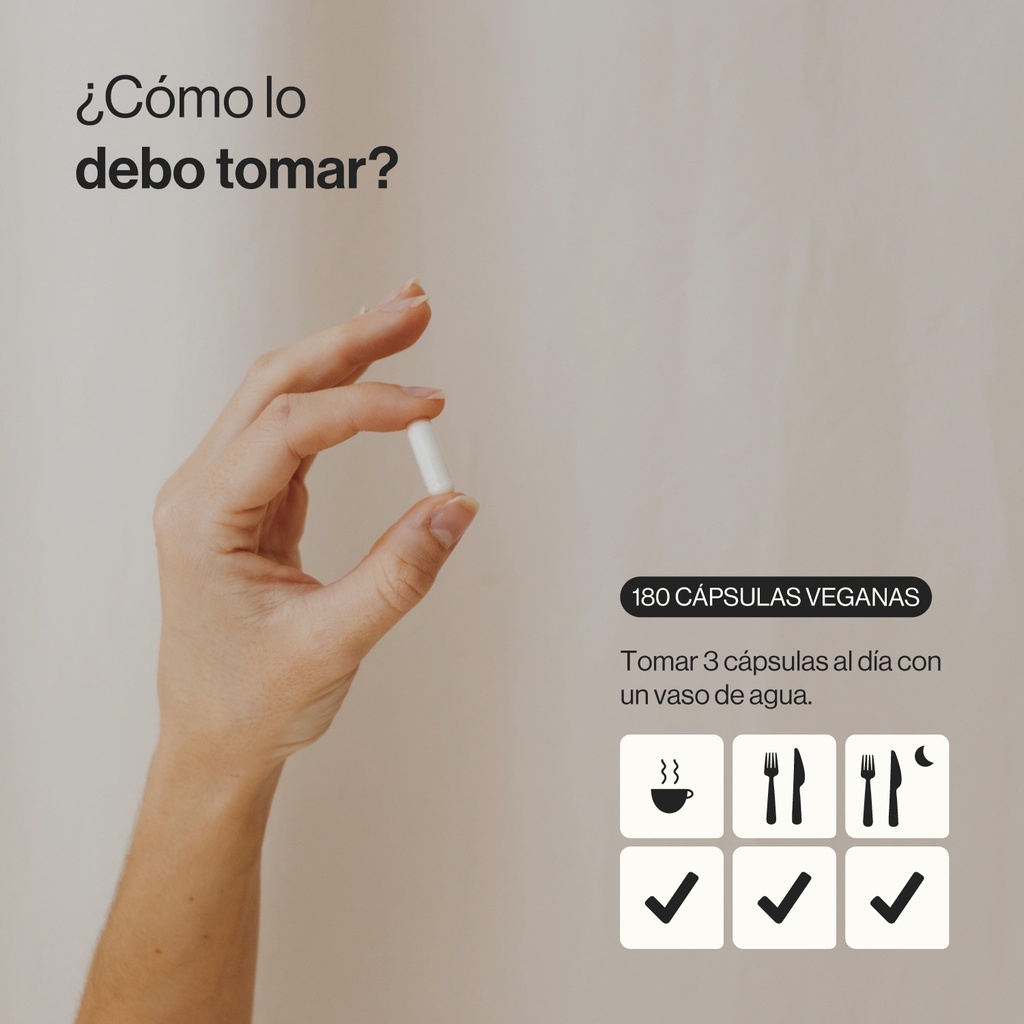 Complejo de Magnesio - 180 cápsulas veganas