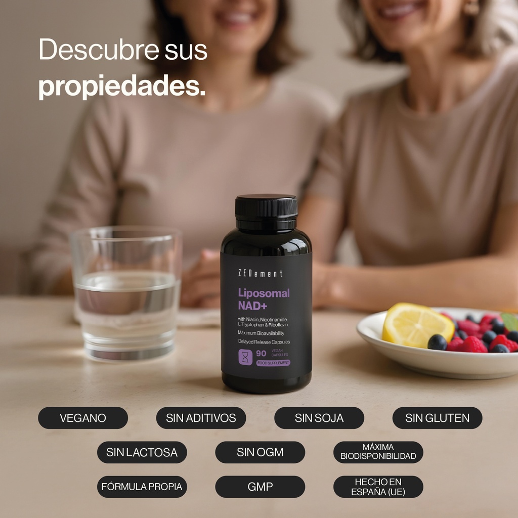 NAD+ Liposomal - 90 cápsulas veganas