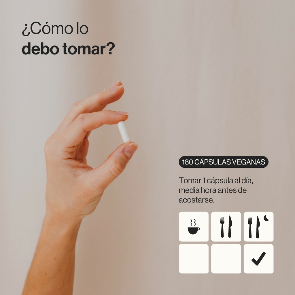 Melatonina - 180 Cápsulas Veganas