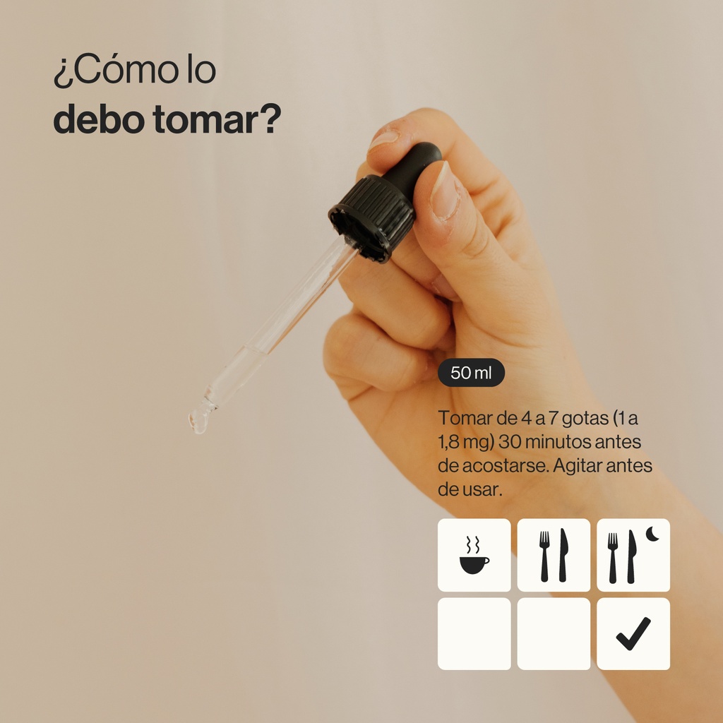 Melatonina Gotas - 50 ml Veganas