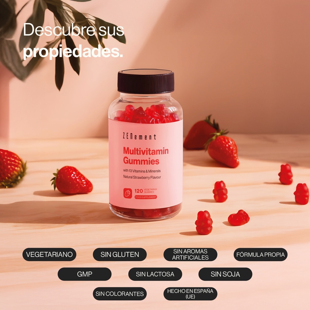 Multivitaminas Gominolas - 120 Gominolas