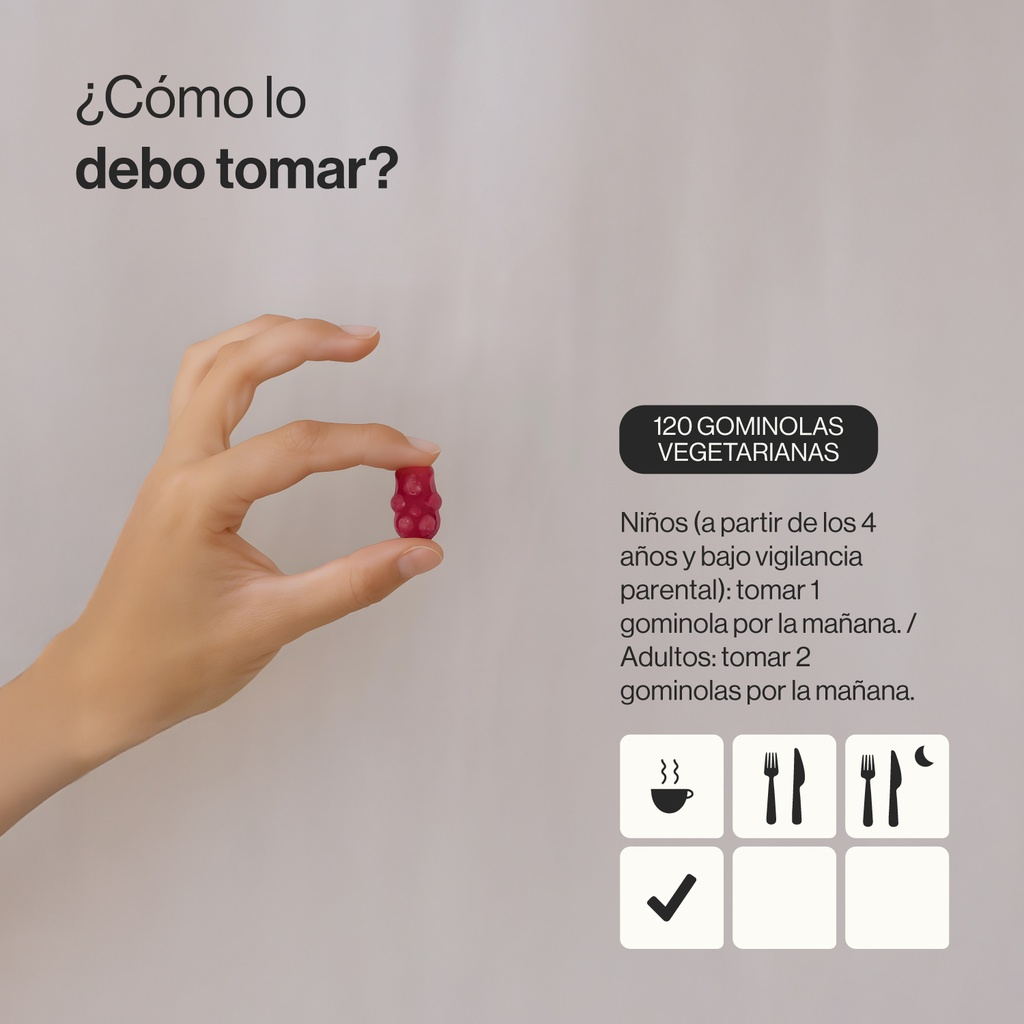 Multivitaminas Gominolas - 120 Gominolas