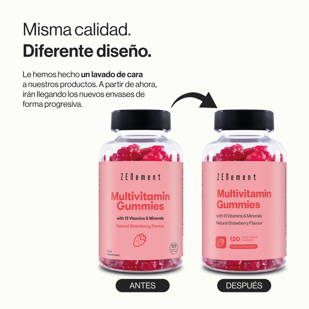 Multivitaminas Gominolas - 120 Gominolas