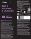 NAC y L-Glutatión Liposomal - 120 Cápsulas Veganas