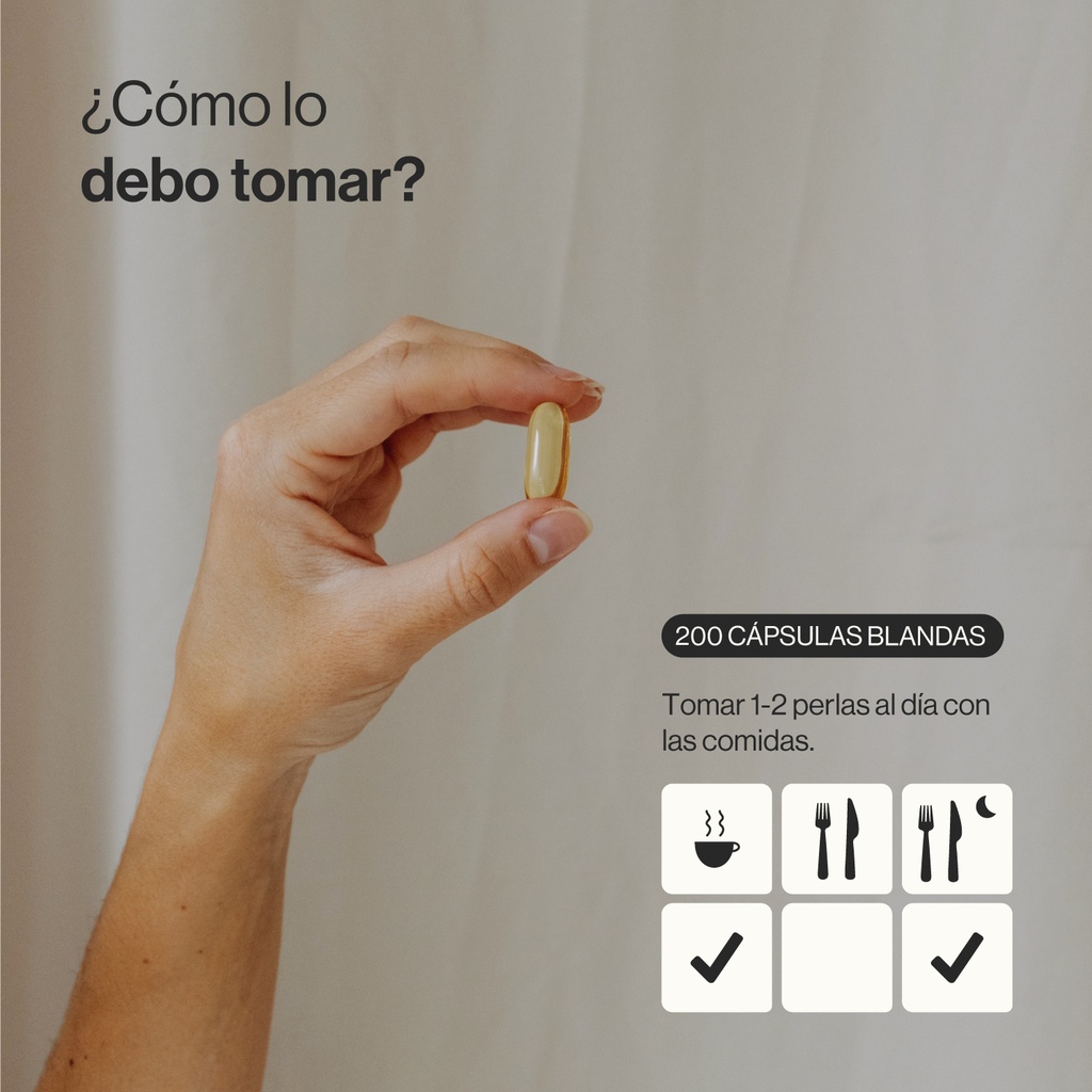 Omega 3 - 200 Cápsulas blandas