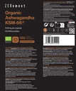 Ashwagandha Ecológica KSM-66 - 120 Cápsulas Veganas