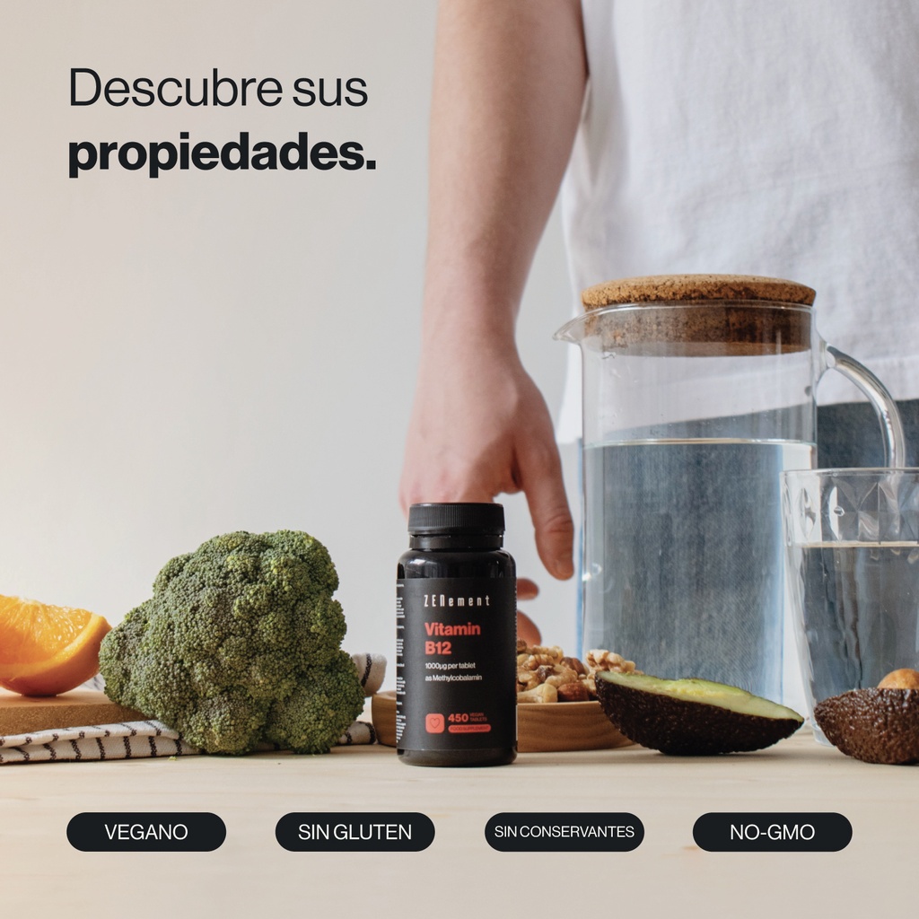 Vitamina B12 - 450 Comprimidos Veganas