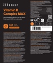 Complejo Vitamínico B MAX - 365 Comprimidos Veganas