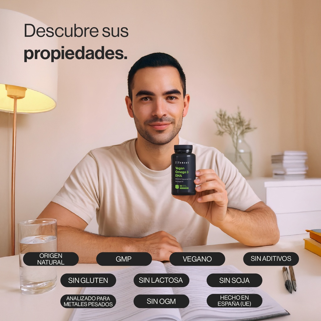 Omega 3 Vegano DHA - 90 Cápsulas blandas Veganas