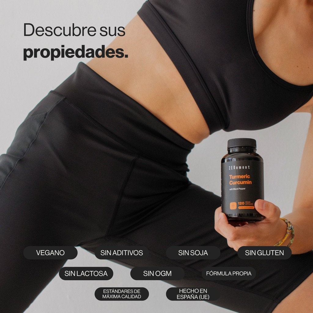 Extracto de Cúrcuma - 120 Cápsulas Veganas