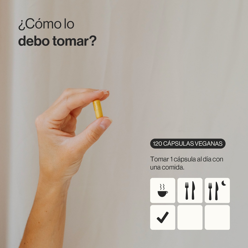 Extracto de Cúrcuma - 120 Cápsulas Veganas