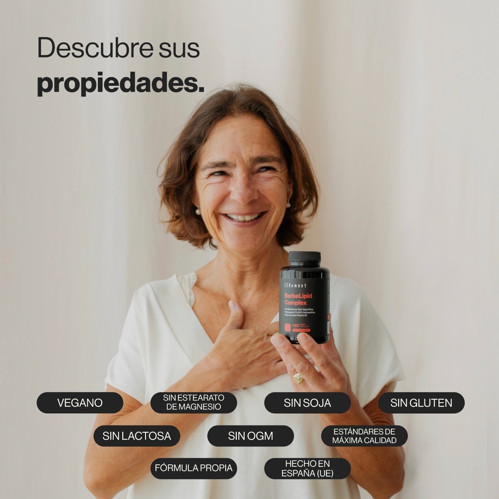 BerbeLipid Complex - 120 Cápsulas Veganas