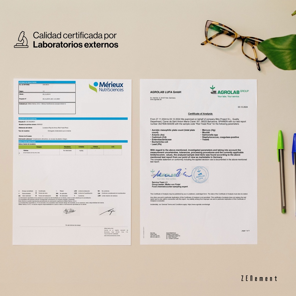 Levadura Roja de Arroz - 540 Comprimidos Veganas