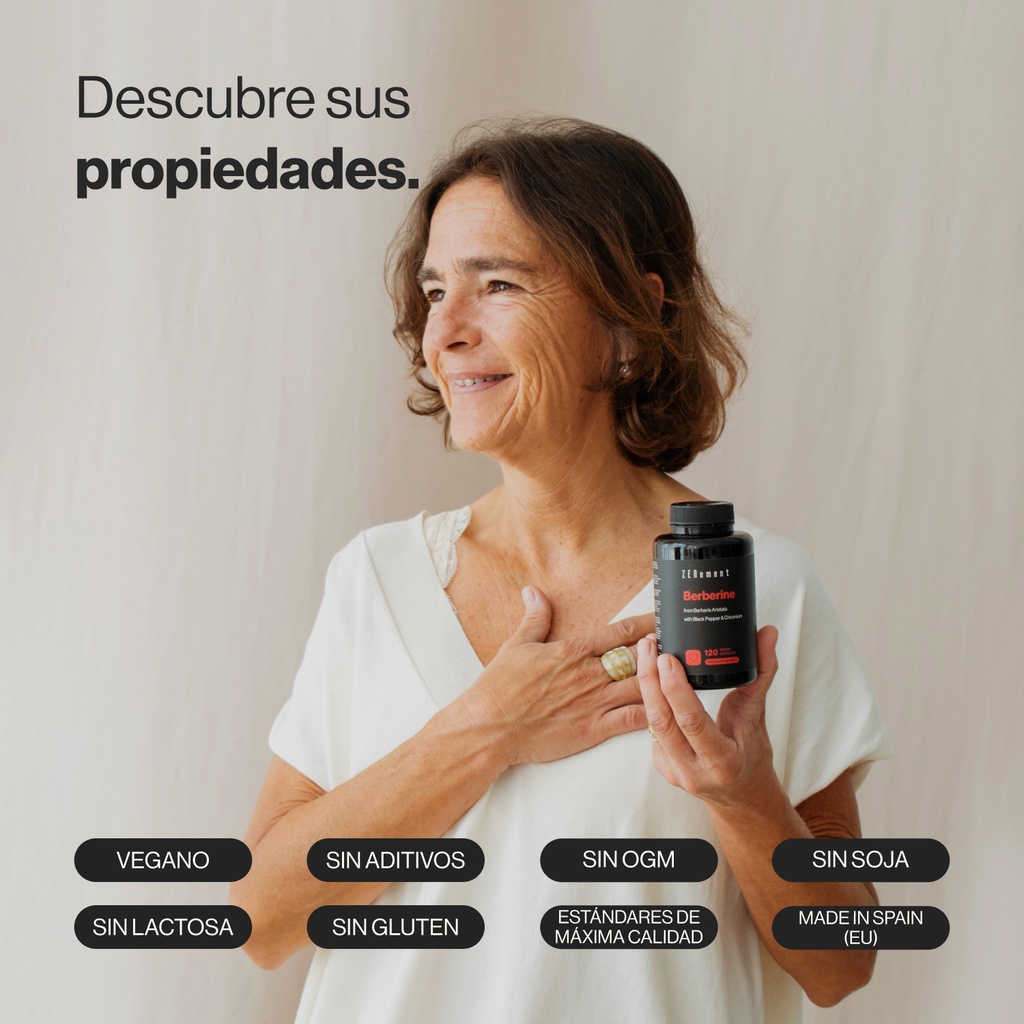 Berberina - 120 Cápsulas Veganas