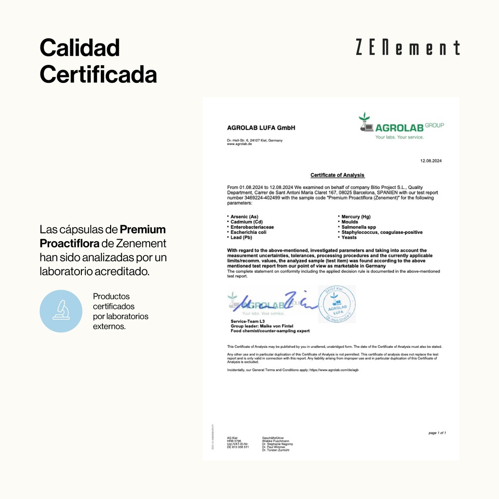 Premium Proactiflora - 120 Cápsulas Veganas