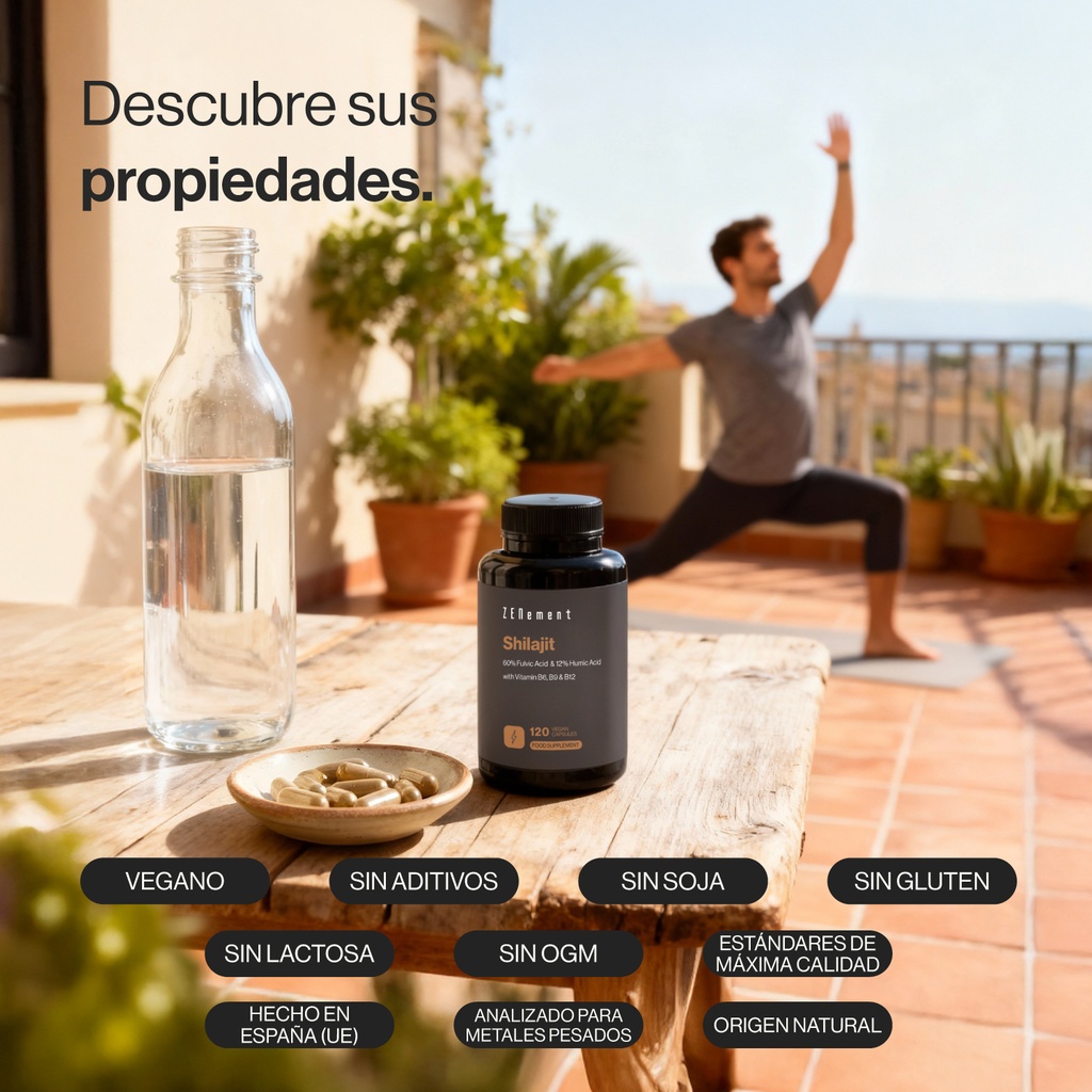 Shilajit - 120 cápsulas veganas