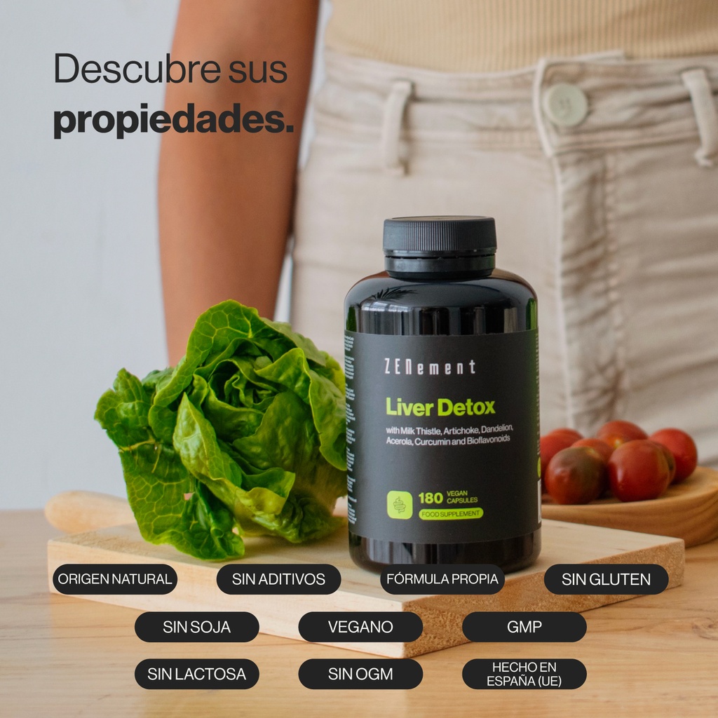 Detox Hígado - 180 Cápsulas Veganas