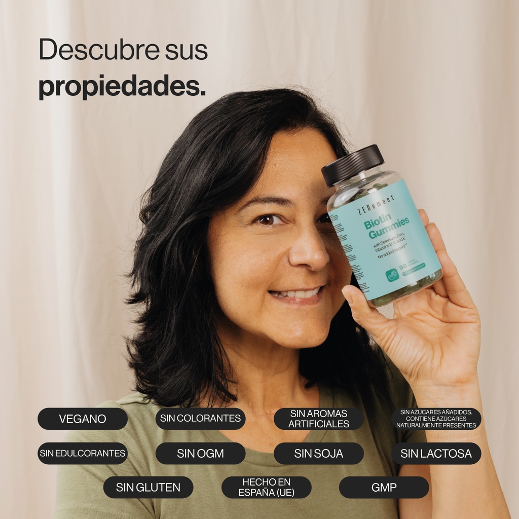 Gummies de Biotina - 90 Gominolas Veganas