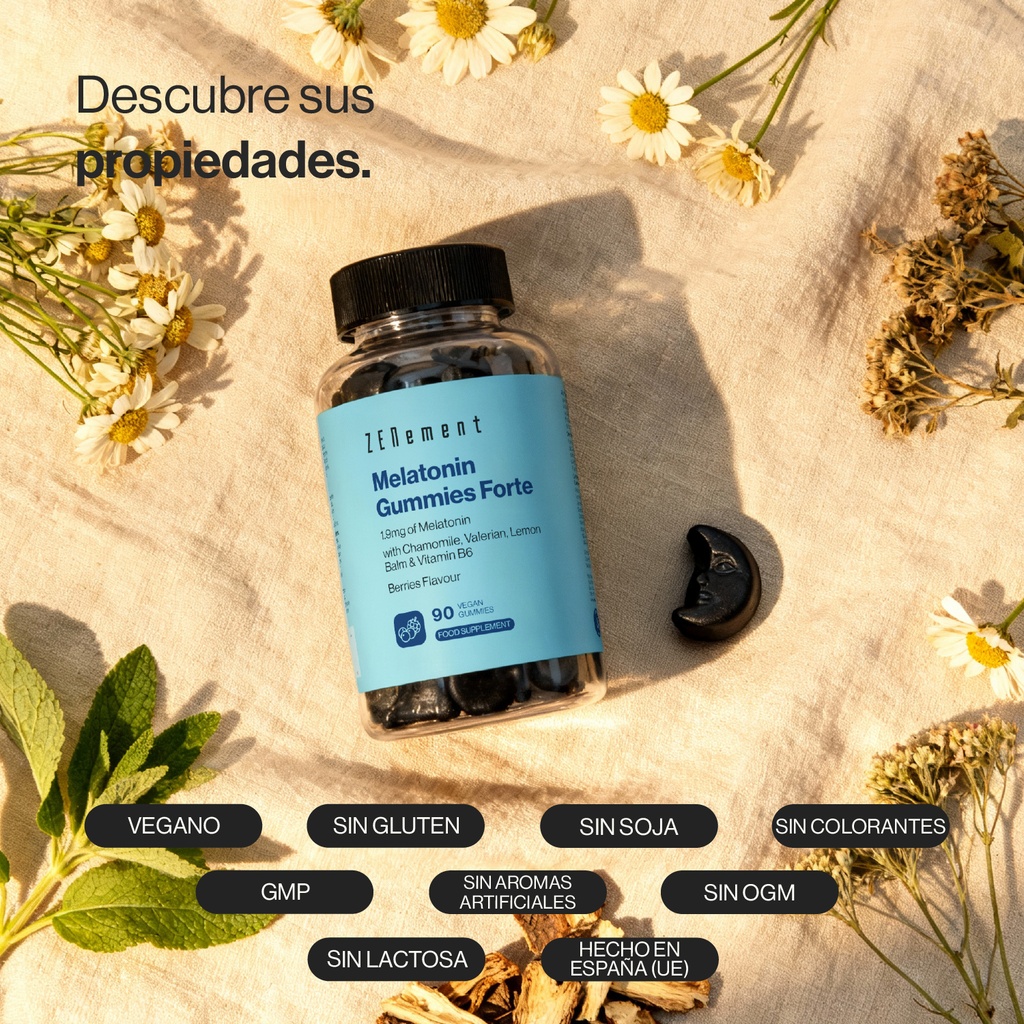 Gummies Melatonina Forte - 90 Gominolas Veganas