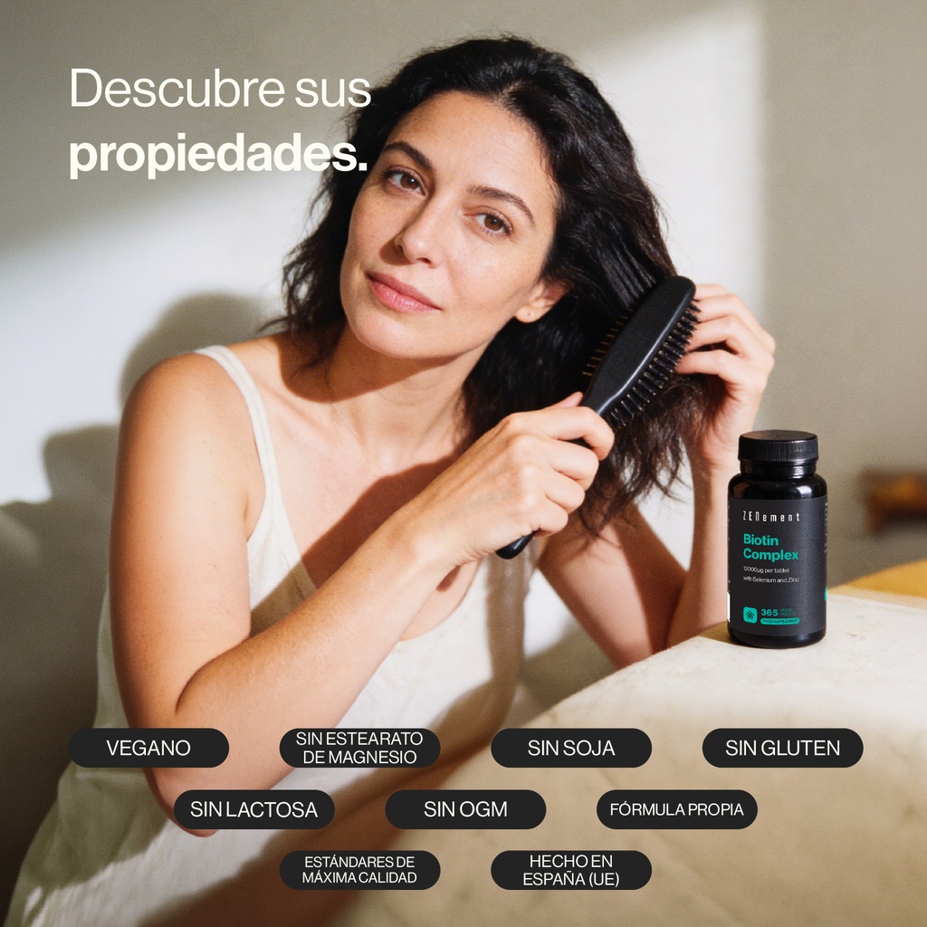 Biotina Complex - 365 Comprimidos Veganas