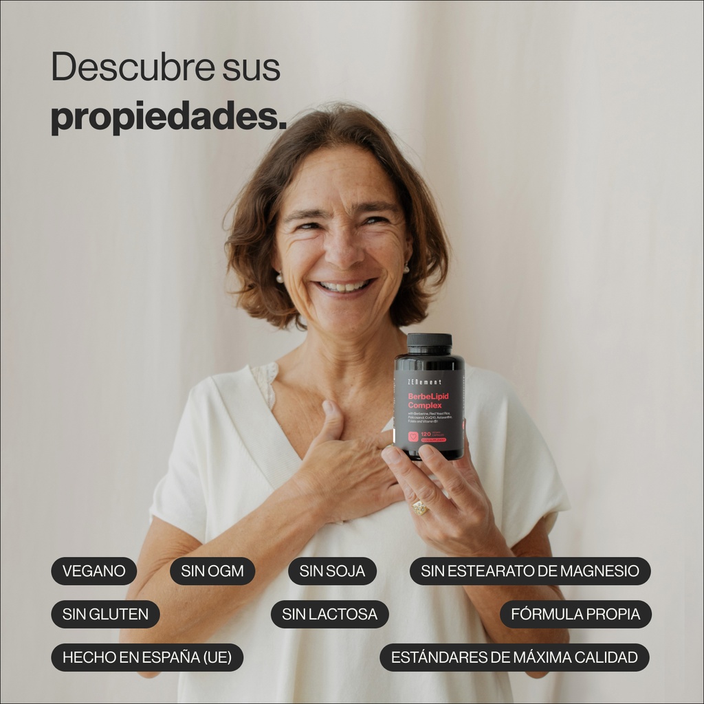 BerbeLipid Complex - 120 Cápsulas Veganas