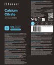 Citrato de Calcio - 120 Cápsulas