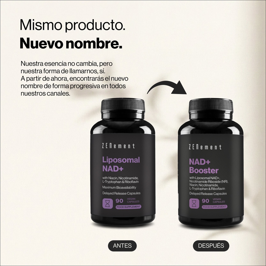 NAD+ Booster - 90 cápsulas veganas