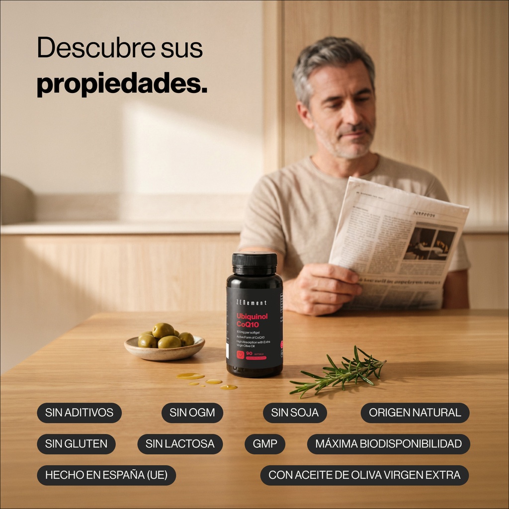 (New) - Ubiquinol - 90 Cápsulas blandas