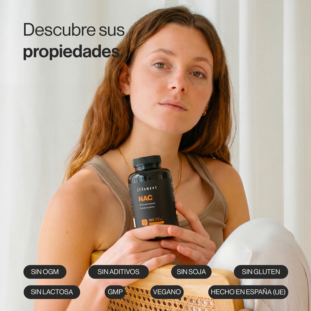 NAC - 180 Cápsulas Veganas