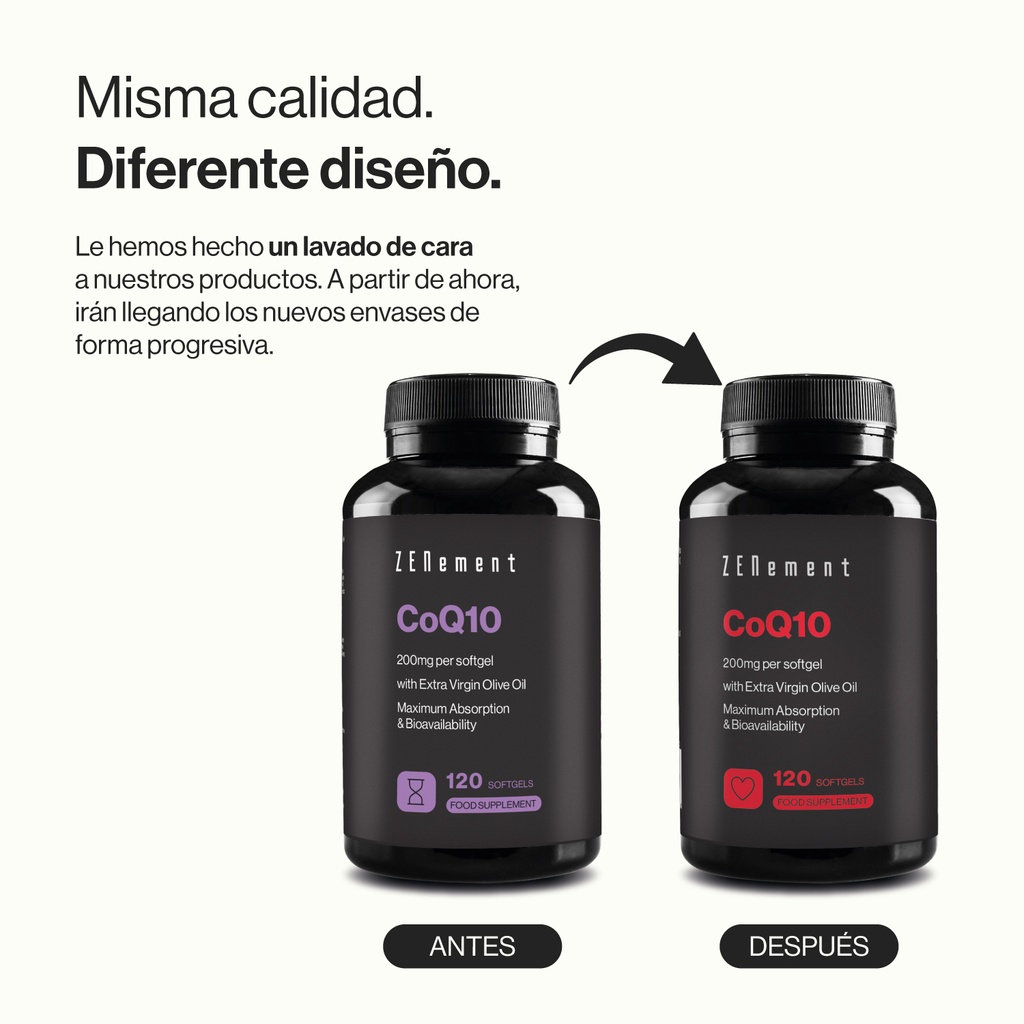 CoQ10 - 120 Cápsulas blandas