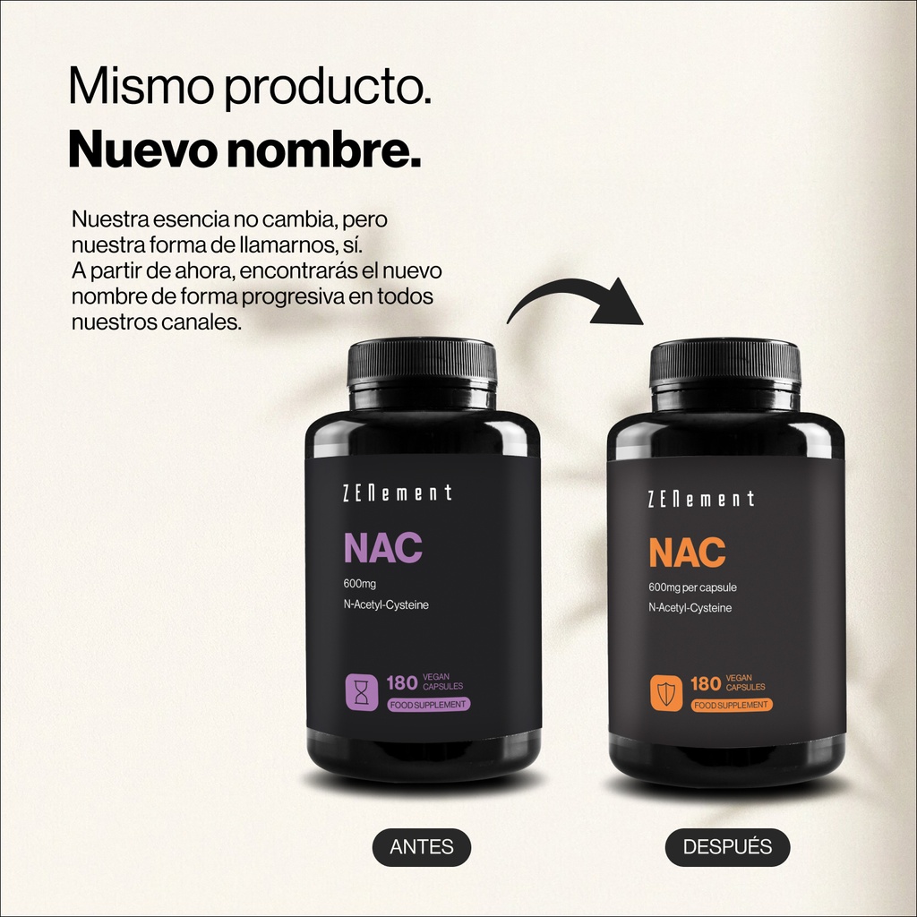 NAC - 180 Cápsulas Veganas