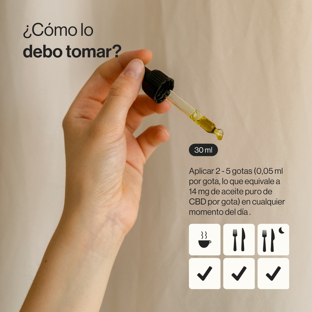 Aceite de CBD - 30ml Veganos