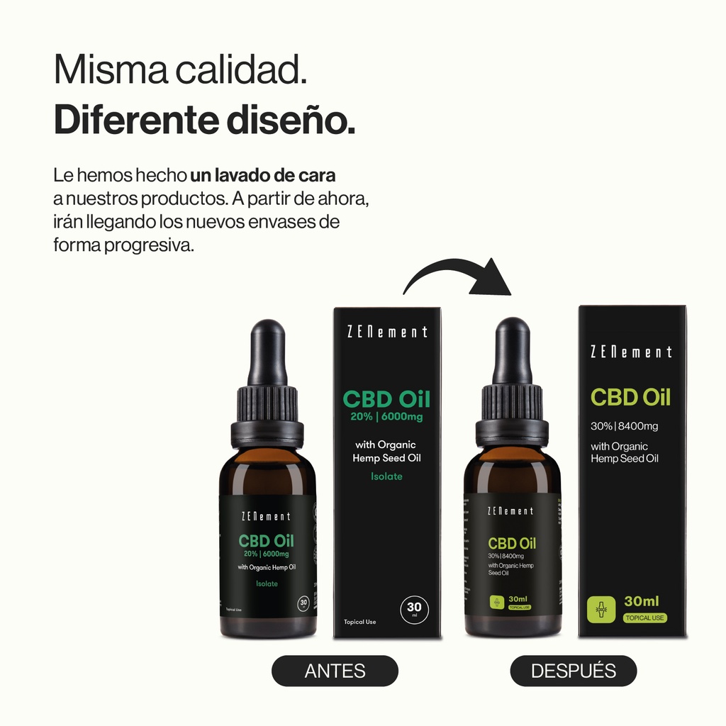 Aceite de CBD - 30ml Veganos