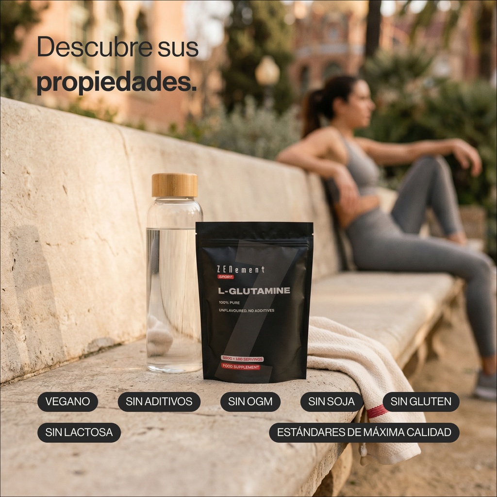 L-Glutamina - 500 g 