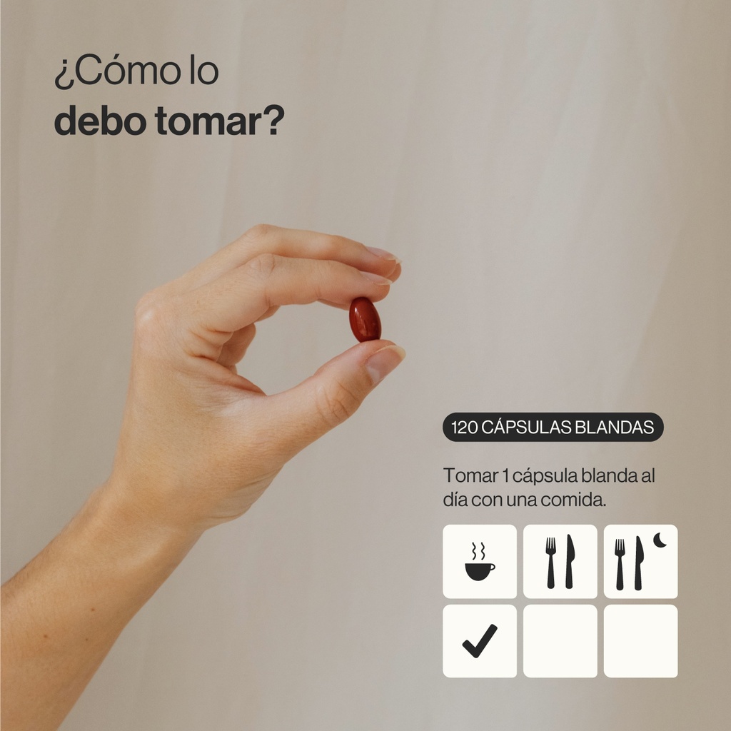 CoQ10 - 120 Cápsulas blandas