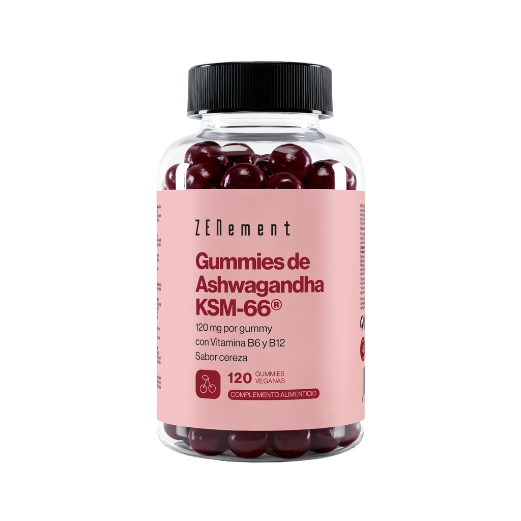 Gummies de Ashwagandha KSM-66® - 120 Gominolas Veganas