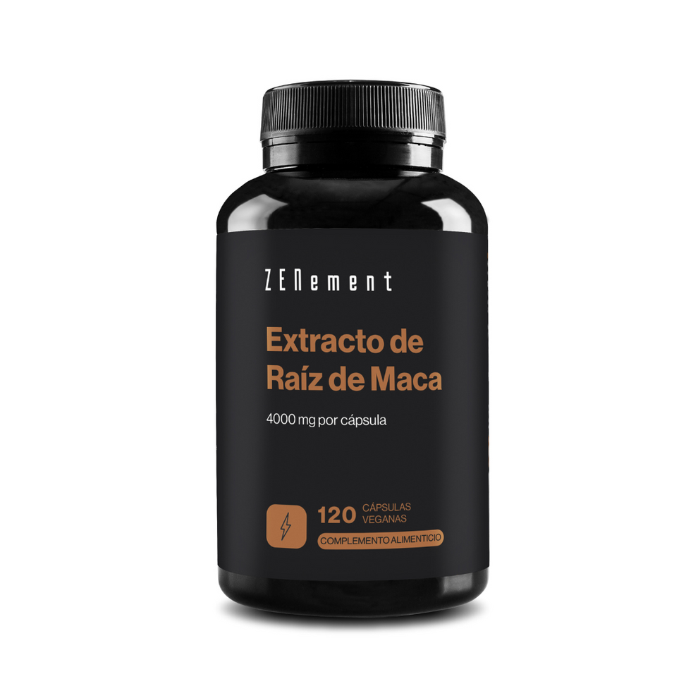 Extracto de Raíz de Maca - 120 Cápsulas Veganas