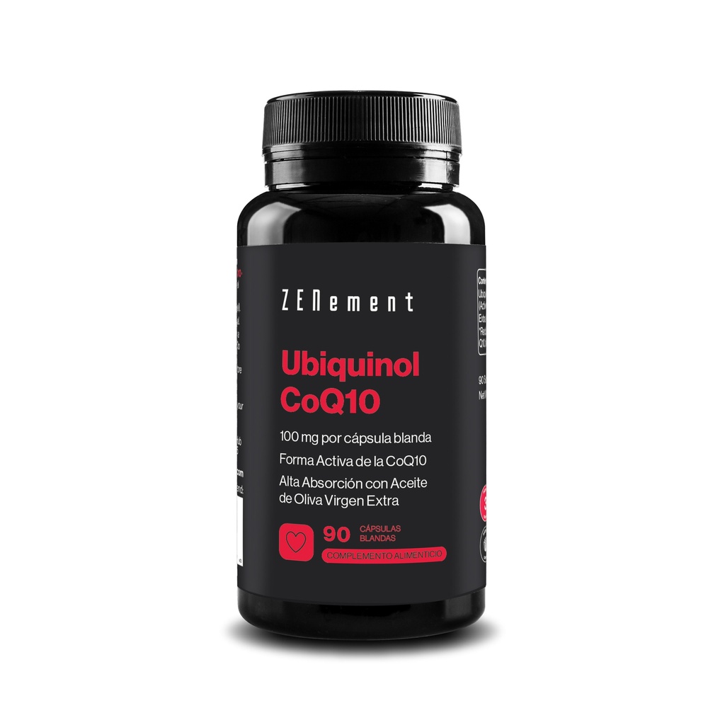 Ubiquinol CoQ10 - 90 Cápsulas blandas