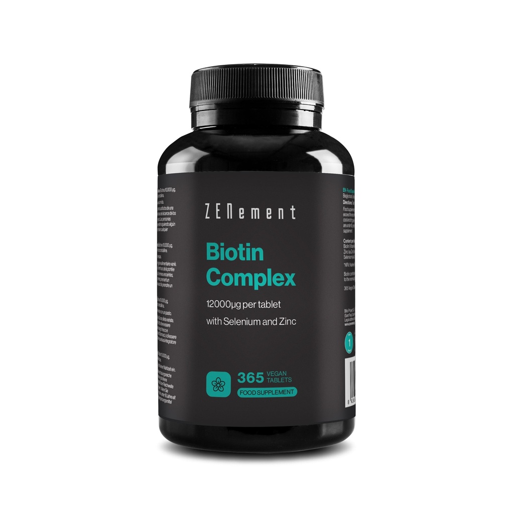 Biotina Complex - 365 Comprimidos Veganas