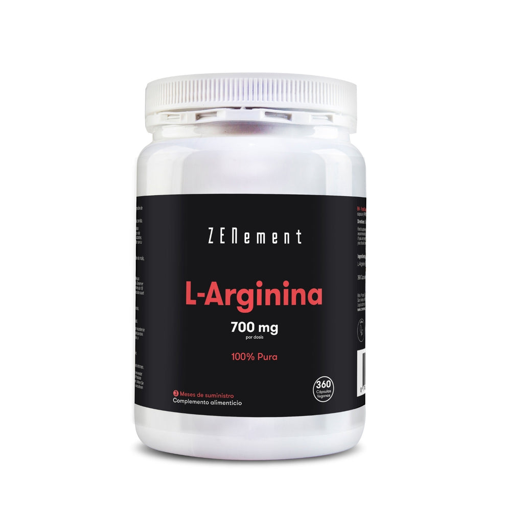 L-Arginina - 360 Cápsulas Veganas