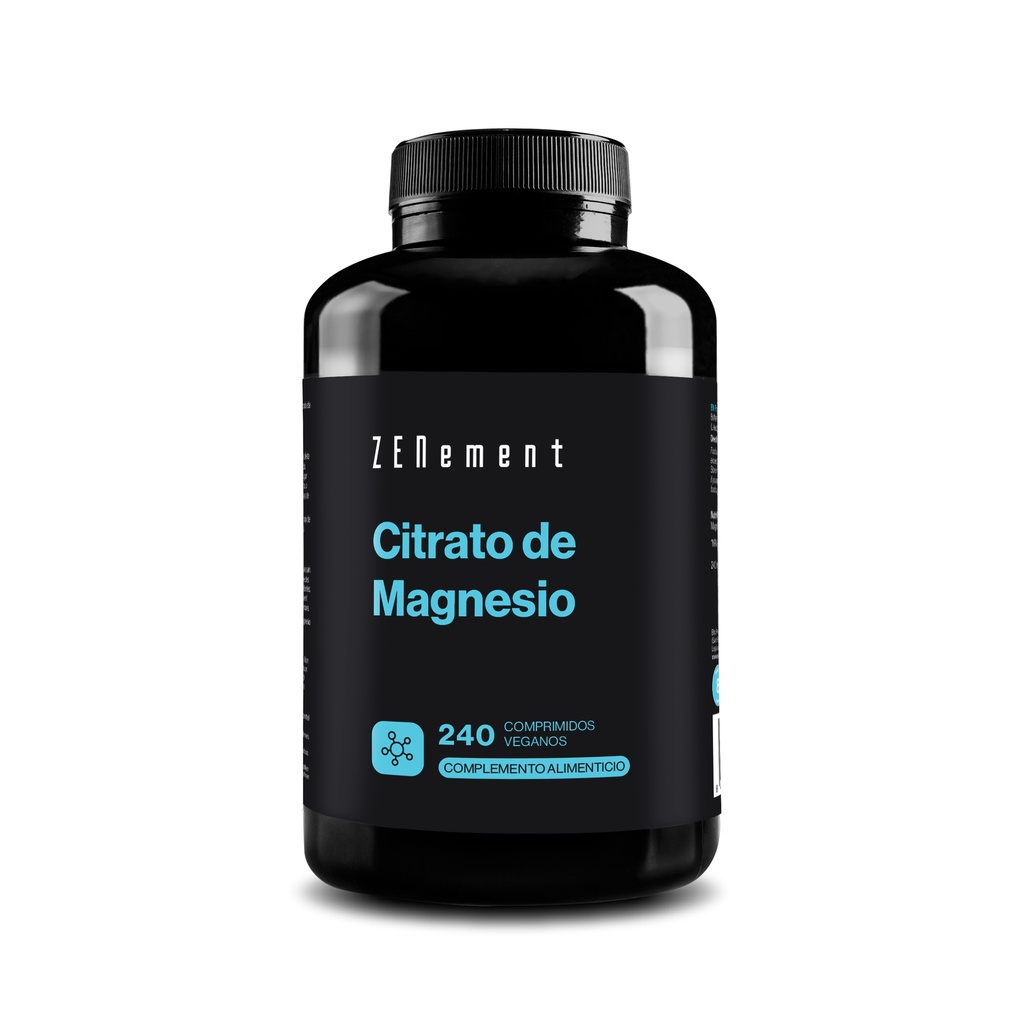 Citrato de Magnesio - 240 Comprimidos Veganas