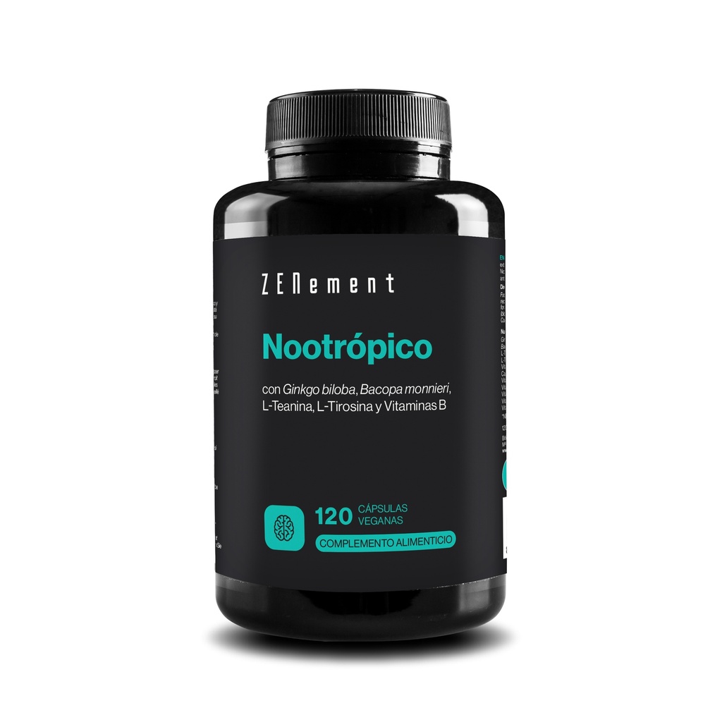 Nootrópico - 120 Cápsulas Veganas
