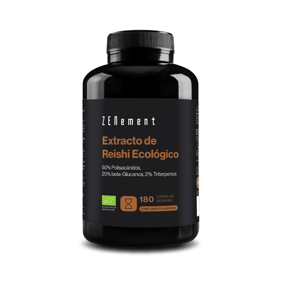 Extracto de Reishi Ecológico - 180 Cápsulas Veganas