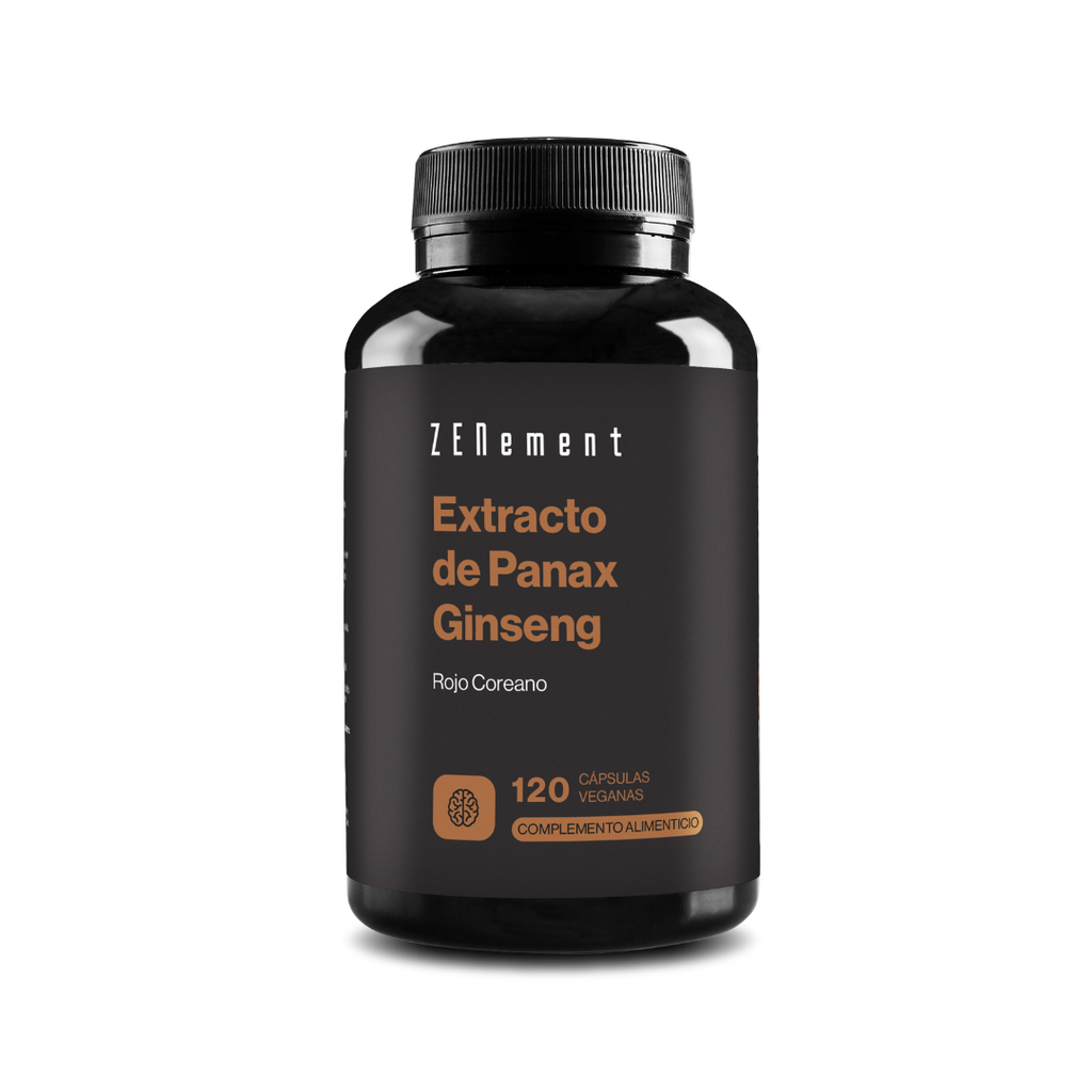 Extracto de Panax Ginseng - 120 Cápsulas Veganas