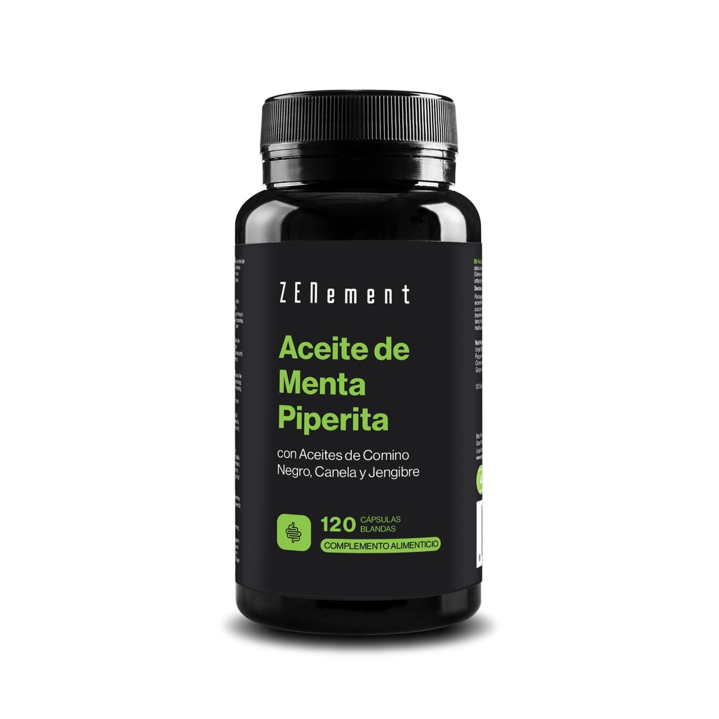 Aceite de Menta Piperita - 120 Cápsulas blandas